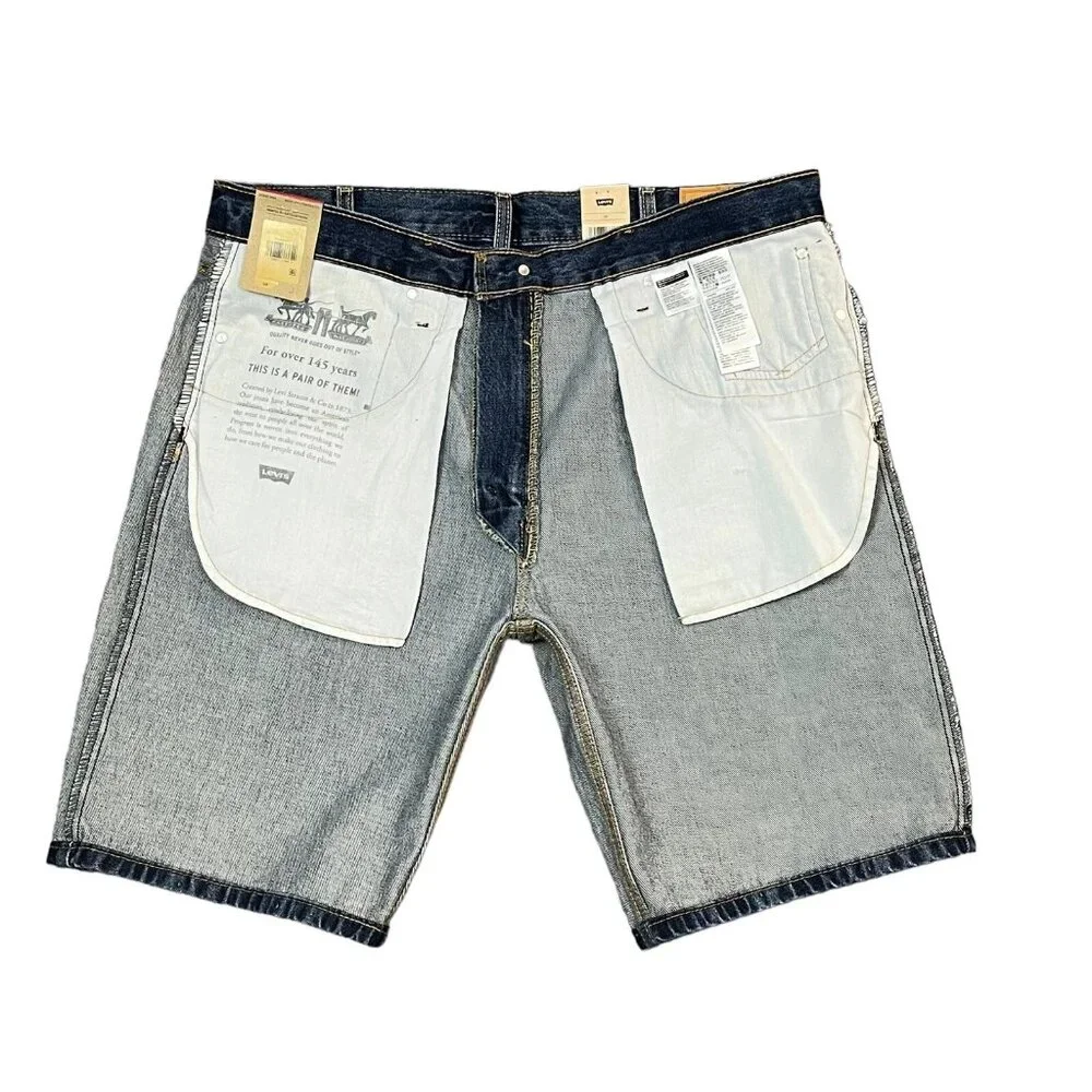 Levi's 405 Men's Denim Shorts Size 42-44‎ Blue Standard Fit Medium Wash